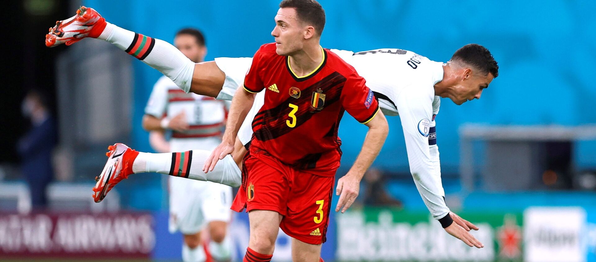 Trận đấu giữa đội tuyển quốc gia Bỉ và Bồ Đào Nha tại Euro 2020 - Sputnik Việt Nam, 1920, 28.06.2021