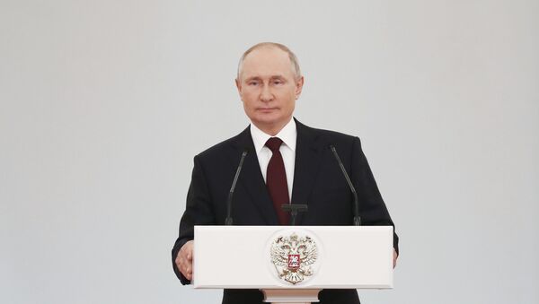 Tổng thống Vladimir Putin nói về tính độc nhất và tính ưu việt của vũ khí mới ở Liên bang Nga - Sputnik Việt Nam