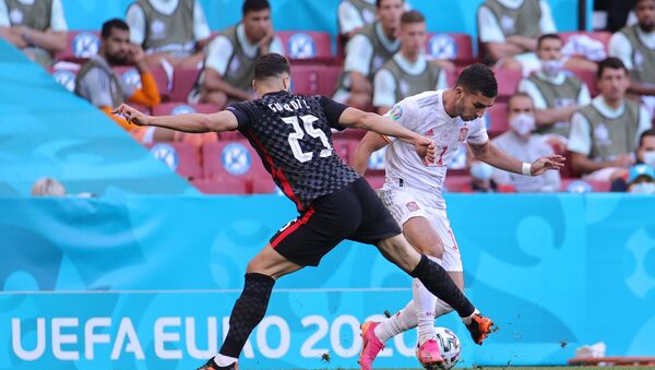 Khoảnh khắc trận Croatia - Tây Ban Nha vô địch Euro 2020 - Sputnik Việt Nam