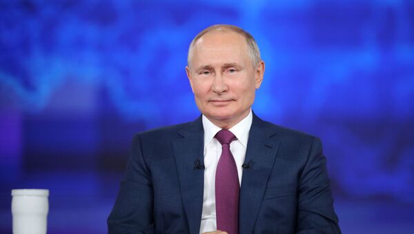 Giao lưu trực tuyến với Tổng thống Nga Vladimir Putin 2021 - Sputnik Việt Nam