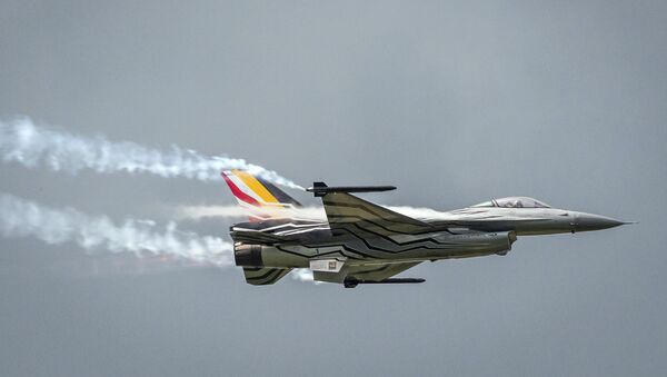 Máy bay chiến đấu F-16 của Bỉ  - Sputnik Việt Nam