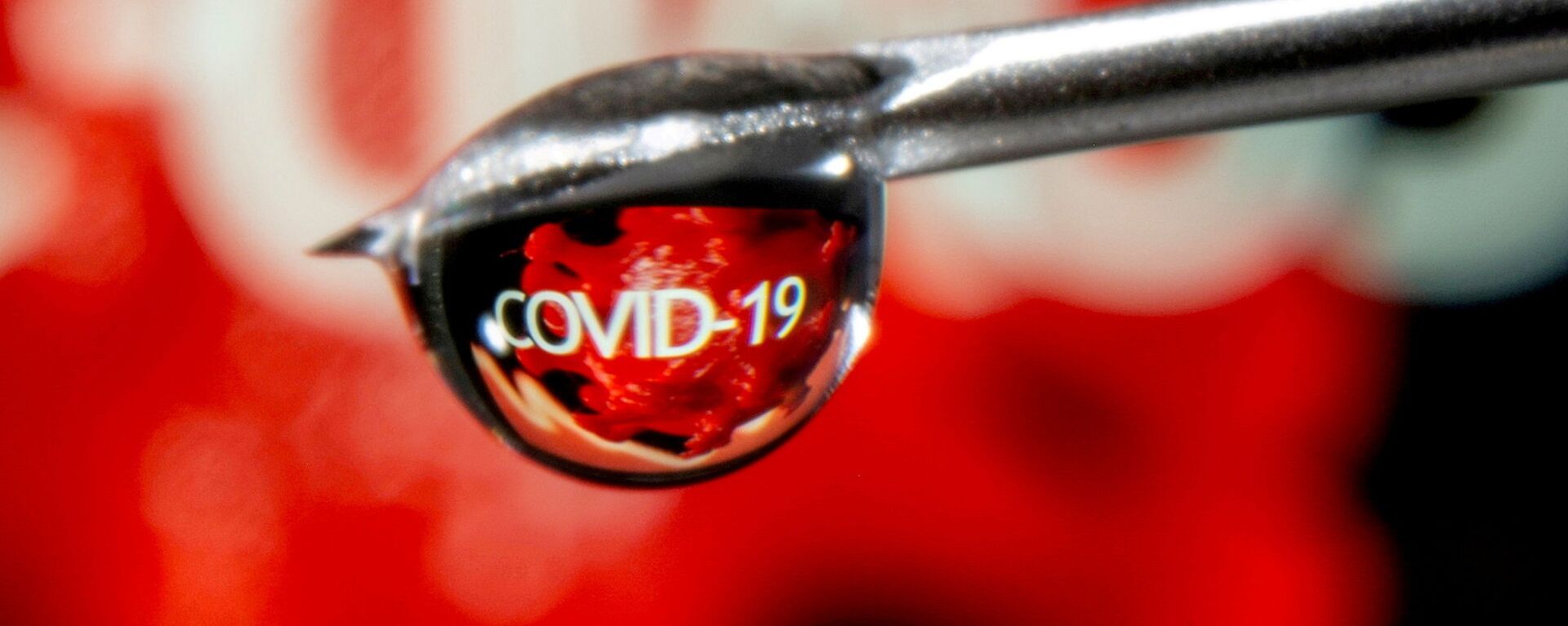 Từ COVID-19 phản ánh trong một giọt ở đầu ống kim tiêm - Sputnik Việt Nam, 1920, 08.10.2021