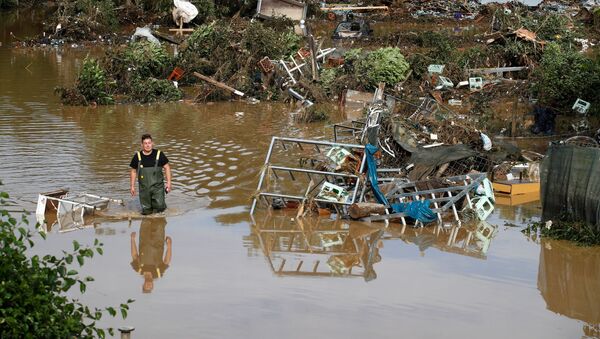 Thành phố Bad Neuenahr-Ahrweiler của Đức chịu ảnh hưởng do mưa lớn và lũ lụt - Sputnik Việt Nam