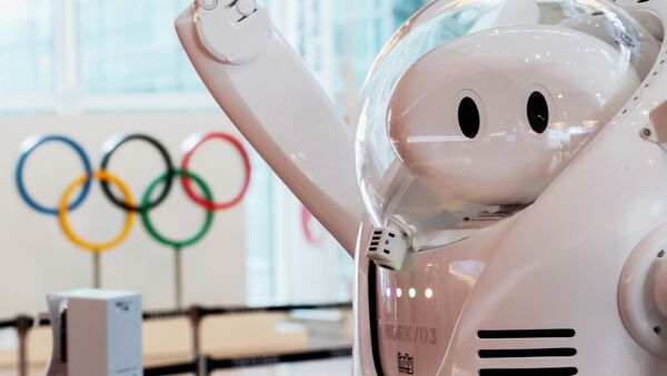Robot tại quầy thông tin ở sân bay Haneda - Sputnik Việt Nam