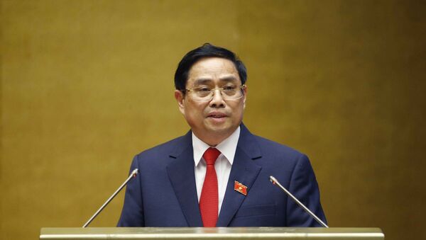 Thủ tướng Phạm Minh Chính phát biểu nhậm chức. - Sputnik Việt Nam