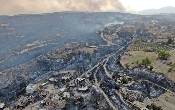 Sau vụ cháy rừng ở Manavgat, tỉnh Antalya, Thổ Nhĩ Kỳ - Sputnik Việt Nam