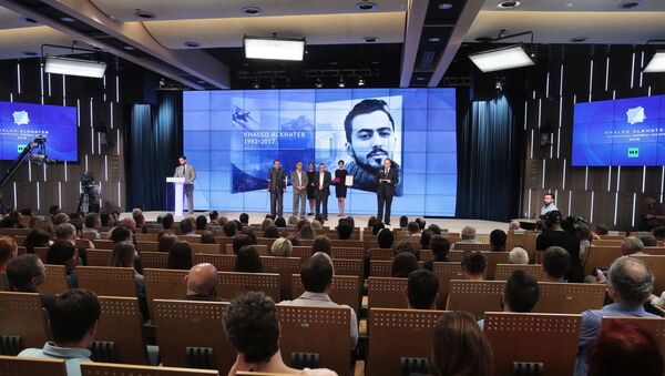 Nghi lễ trao Giải thưởng Quốc tế The Khaled Alkhateb Memorial Awards - Sputnik Việt Nam