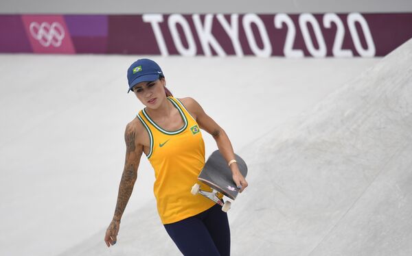 Vận động viên Brazil Leticia Bufoni tại Thế vận hội Olympic ở Tokyo - Sputnik Việt Nam