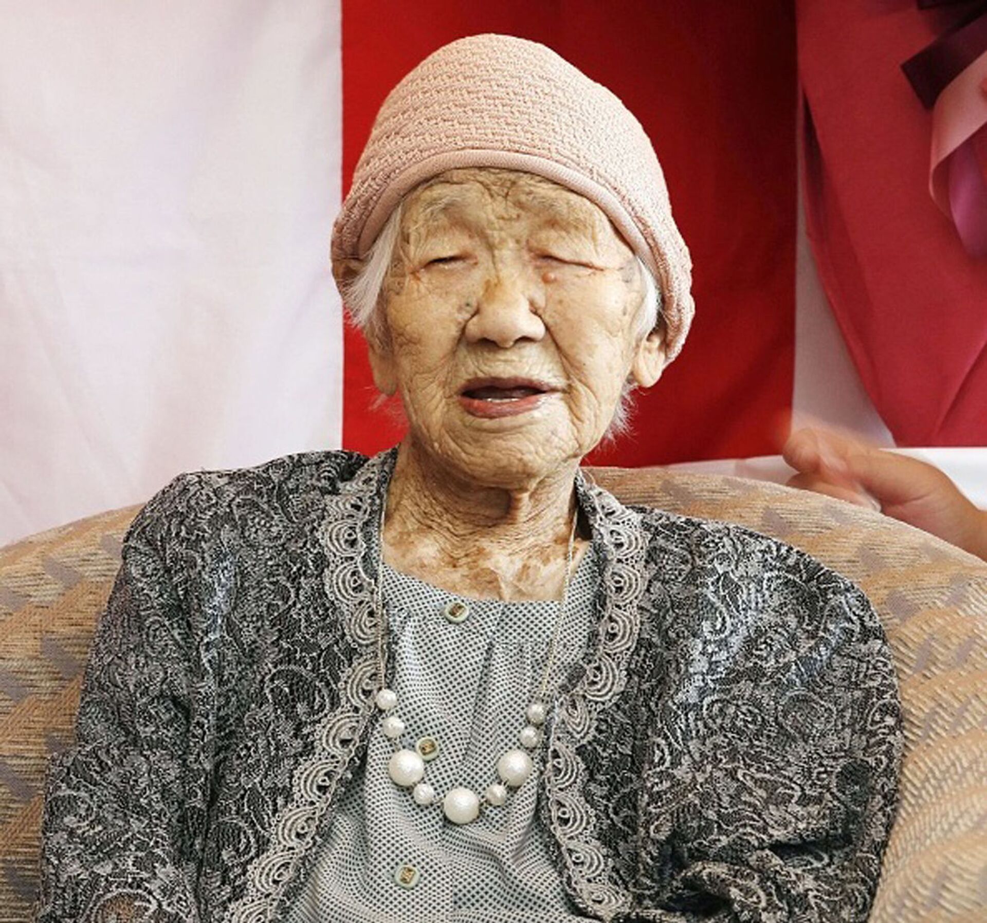 Bà cụ lớn tuổi nhất thế giới - bà Kane Tanaka đã đón sinh nhật lần thứ 118 trong viện dưỡng lão ở Fukuoka, Nhật Bản - Sputnik Việt Nam, 1920, 05.10.2021