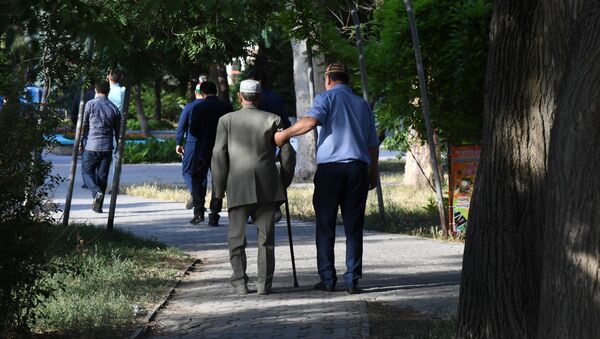 Сư dân Evpatoria đi dạo trong công viên - Sputnik Việt Nam