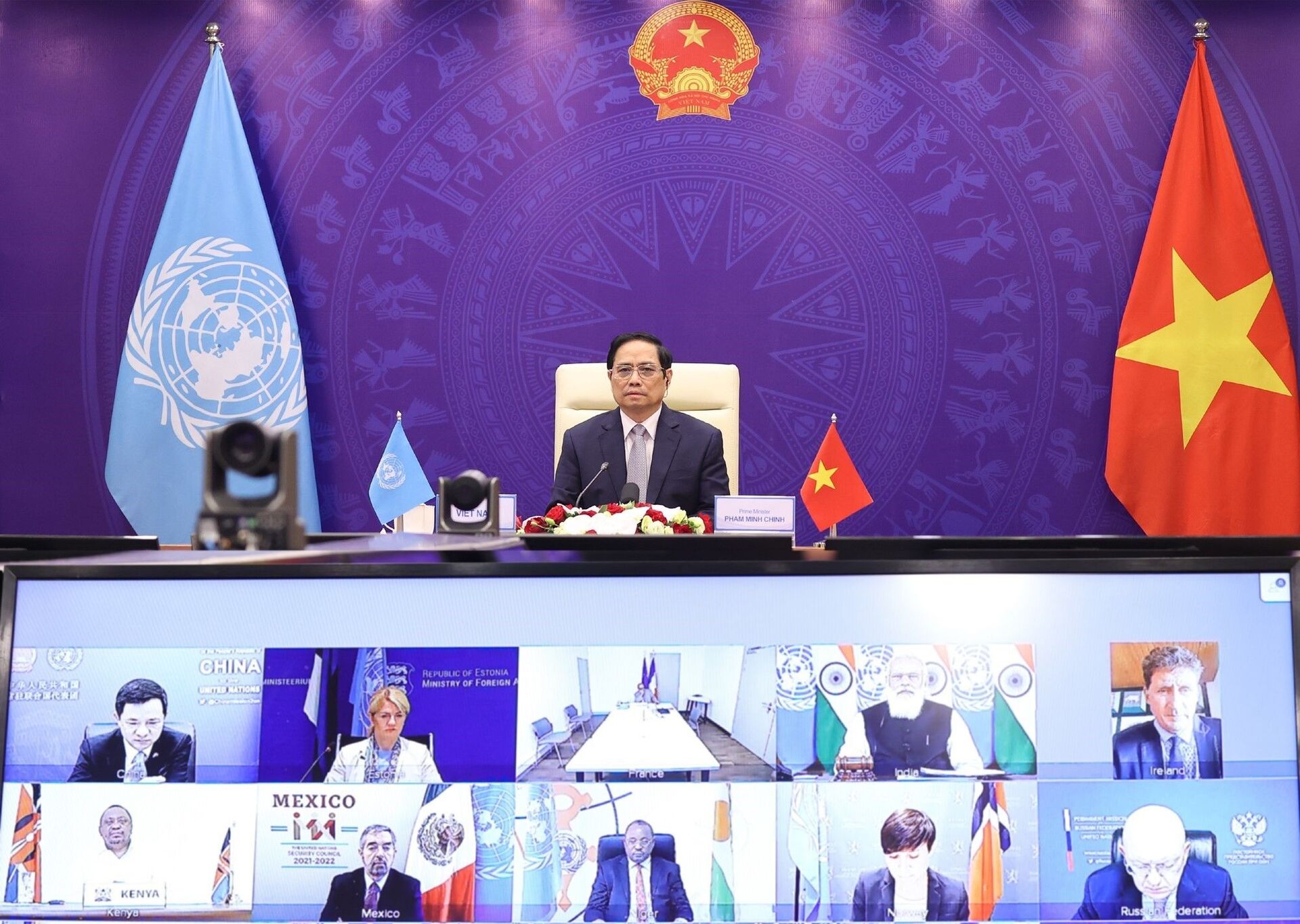 Thủ tướng Phạm Minh Chính tham dự Phiên thảo luận mở Cấp cao của Hội đồng Bảo an Liên hợp quốc - Sputnik Việt Nam, 1920, 05.10.2021