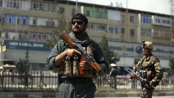 Nhân viên an ninh Afghanistan ở Kabul - Sputnik Việt Nam