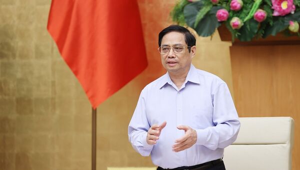 Thủ tướng Phạm Minh Chính phát biểu. - Sputnik Việt Nam