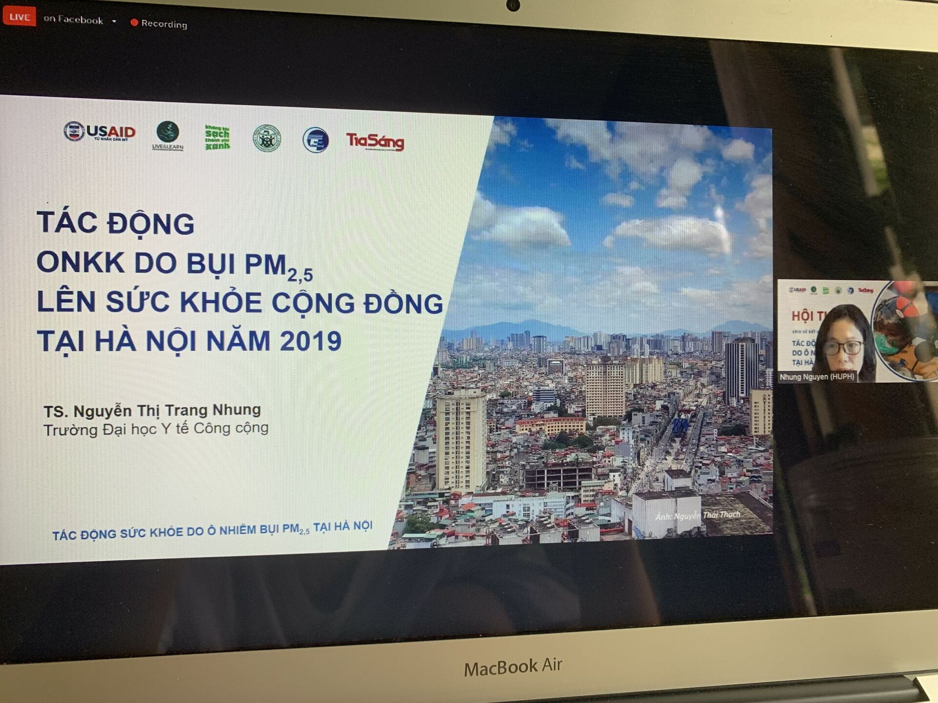TS. Nguyễn Thị Trang Nhung, Trường ĐH Y tế Công cộng phát biểu về Tác động Ô nhiễm không khí (ONKK) lên sức khoẻ cộng đồng tại Hà Nội (2019) - Sputnik Việt Nam, 1920, 05.10.2021