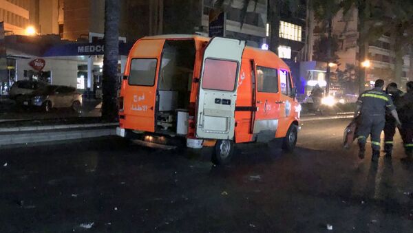 Xe cấp cứu ở Beirut, Lebanon - Sputnik Việt Nam