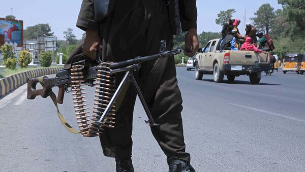 Chiến binh Taliban* trên đường phố ở thành phố Herat của Afghanistan - Sputnik Việt Nam