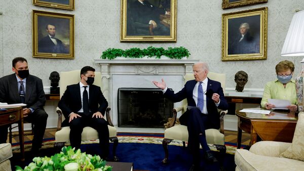 Cuộc gặp gỡ của Biden và Zelensky - Sputnik Việt Nam