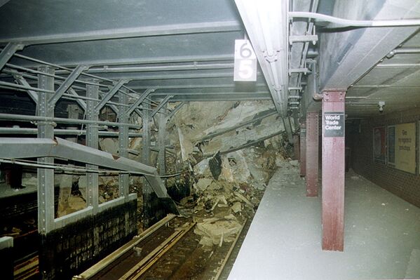 Đường hầm tàu điện ngầm bị phá hủy ở New York - Sputnik Việt Nam