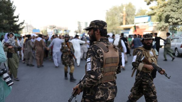 Taliban* giải tán người biểu tình ở Kabul - Sputnik Việt Nam