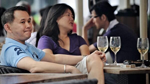 Cặp đôi ở quán cà phê, Thượng Hải - Sputnik Việt Nam