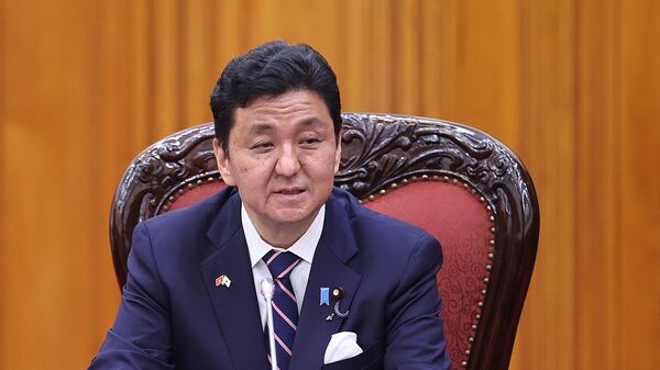 Bộ trưởng Quốc phòng Nhật Bản Kishi Nobuo phát biểu - Sputnik Việt Nam
