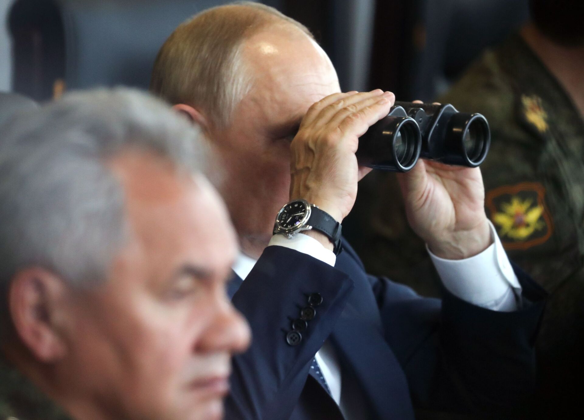 Tổng thống Nga Vladimir Putin giám sát giai đoạn chính của cuộc tập trận Zapad-2021 - Sputnik Việt Nam, 1920, 05.10.2021