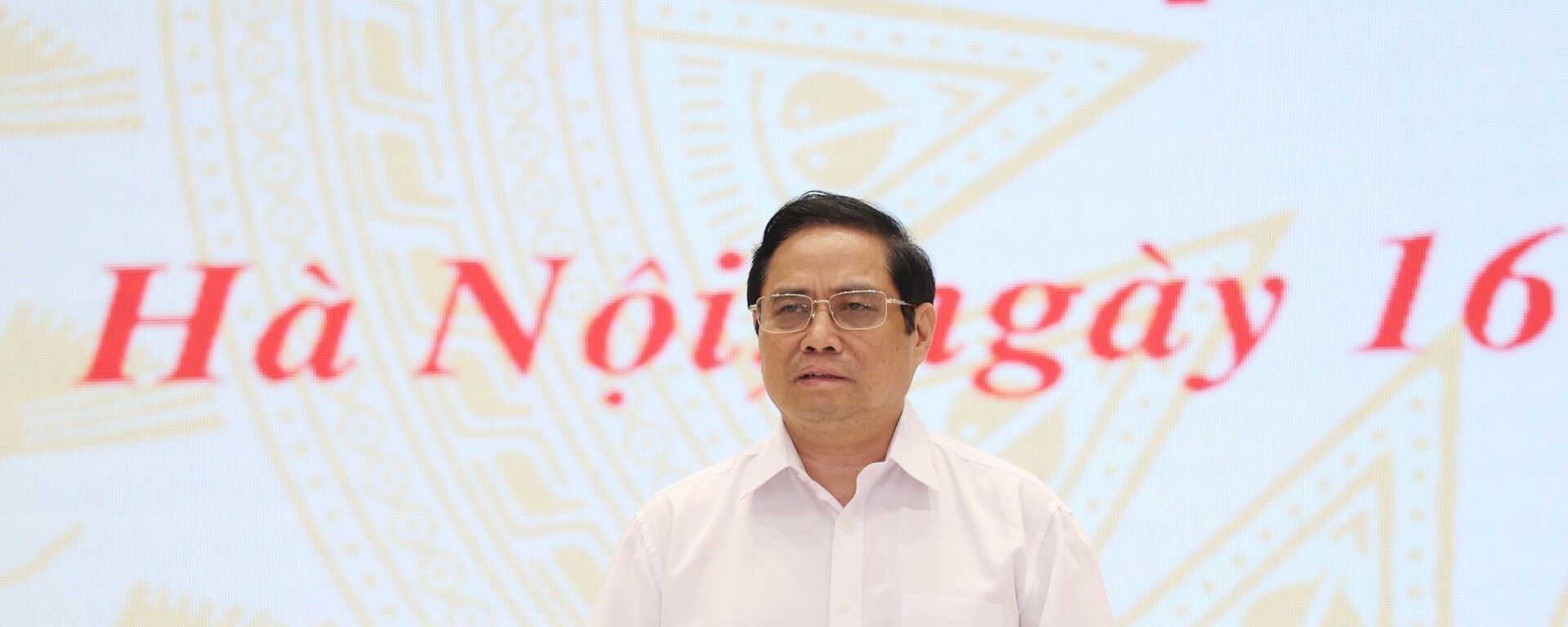 Thủ tướng Phạm Minh Chính phát biểu kết luận hội nghị - Sputnik Việt Nam, 1920, 16.09.2021