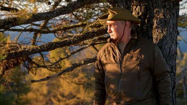 Trong thời gian kỳ nghỉ ở Siberia, Tổng thống Nga Vladimir Putin đã qua đêm giữa rừng taiga - Sputnik Việt Nam
