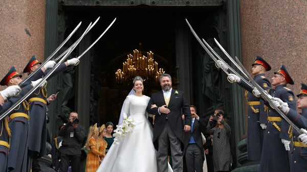 Lễ cưới hoàng gia của hậu duệ nhà Romanov diễn ra ở St.Petersburg - Sputnik Việt Nam