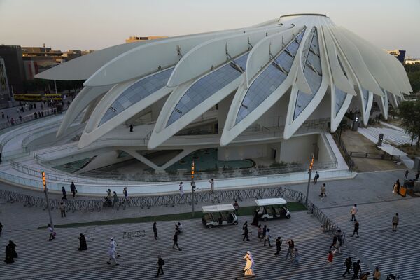 Gian hàng của Các Tiểu vương quốc Ả Rập Thống nhất tại Triển lãm Toàn thế giới World Expo 2020 ở Dubai, Các Tiểu vương quốc Ả Rập Thống nhất - Sputnik Việt Nam
