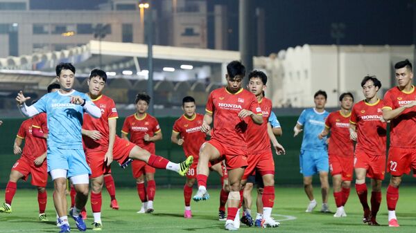 Đội tuyển Việt Nam đẩy cao cường độ tập luyện tại UAE - Sputnik Việt Nam