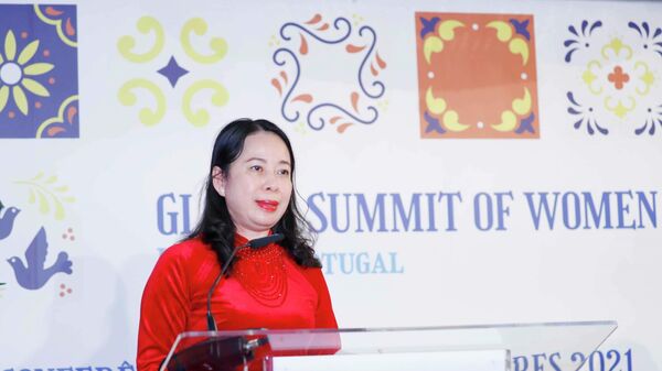 Phó Chủ tịch nước Võ Thị Ánh Xuân phát biểu tại Lễ khai mạc Hội nghị - Sputnik Việt Nam