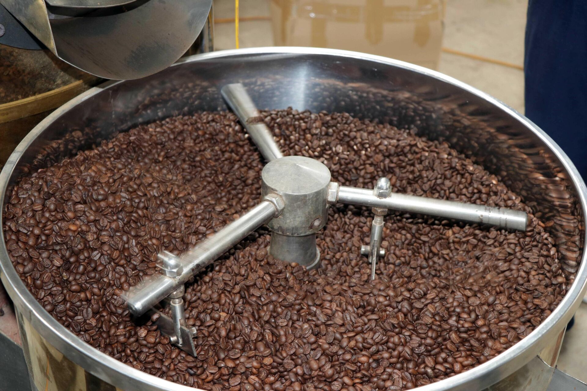 Trong ảnh: Chế biến cà phê đạt tiêu chuẩn OCOP 5 sao tại Hợp tác xã cà phê Bích Thao (Sơn La). Ảnh: TTXVN - Sputnik Việt Nam, 1920, 01.11.2021