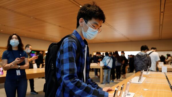Đợt mở bán iPhone 13 Series mới của Apple tại Bắc Kinh, Trung Quốc - Sputnik Việt Nam