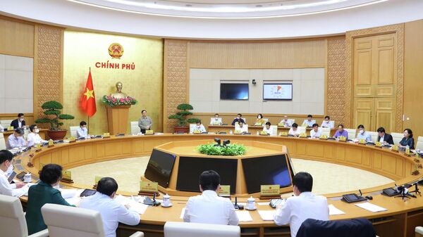 Thủ tướng Phạm Minh Chính chủ trì phiên họp Chính phủ thường kỳ tháng 10 - Sputnik Việt Nam