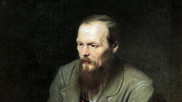Bản sao bức tranh Chân dung Dostoevsky. 1857 năm. Nghệ sĩ Vasily Grigorievich Perov (1833 / 34-1882). Phòng trưng bày State Tretyakov. - Sputnik Việt Nam