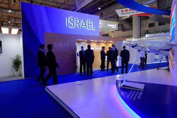 Gian hàngcủa Israel tại triển lãm hàng không Dubai - Sputnik Việt Nam