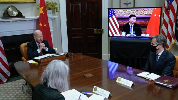 Cuộc gặp thượng đỉnh ảo giữa các nhà lãnh đạo của CHND Trung Hoa và Hoa Kỳ  - Sputnik Việt Nam