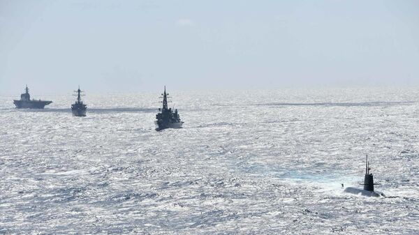 Lực lượng Phòng vệ Hàng hải Nhật Bản tham gia các cuộc tập trận chung với Hoa Kỳ ở Biển Đông - Sputnik Việt Nam