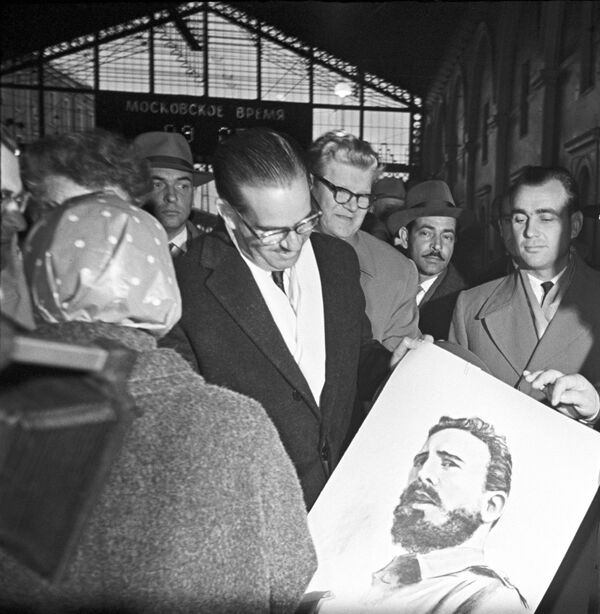 Chuyếnthăm Liên Xô của Tổng thống Cộng hòa Cuba Osvaldo Dorticos Torrado , năm 1961 - Sputnik Việt Nam