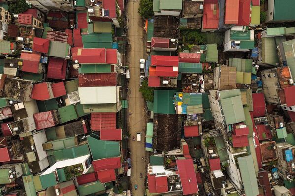 Những tòa nhà dân cư ở Hà Nội, cảnh từ trên cao - Sputnik Việt Nam