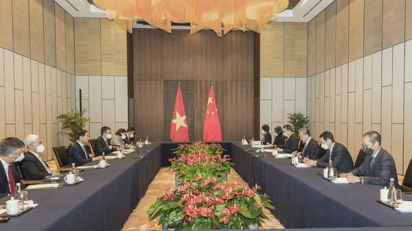 Bộ trưởng Ngoại giao Bùi Thanh Sơn hội đàm với Ủy viên Quốc vụ, Bộ trưởng Ngoại giao Trung Quốc Vương Nghị - Sputnik Việt Nam
