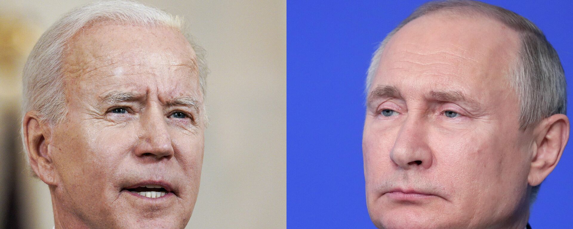 Tổng thống Nga Vladimir Putin và Tổng thống  Hoa Kỳ Joe Biden - Sputnik Việt Nam, 1920, 31.12.2021