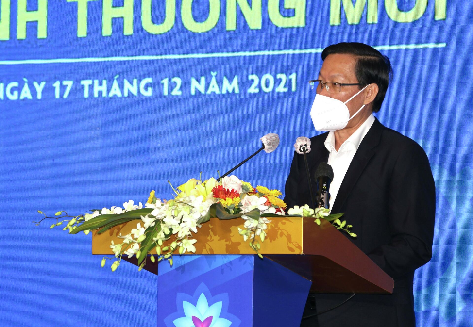 Chủ tịch UBND Thành phố Hồ Chí Minh Phan Văn Mãi phát biểu tại Diễn đàn - Sputnik Việt Nam, 1920, 17.12.2021