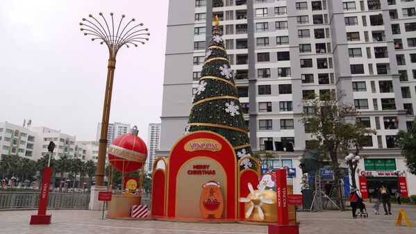 Khu đô thị Times City được trang hoàng dịp Giáng Sinh - Sputnik Việt Nam