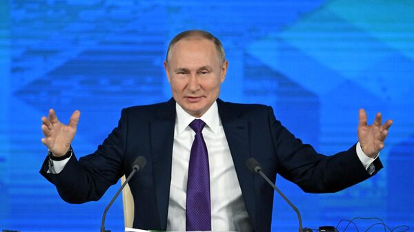 Cuộc họp báo thường niên của Tổng thống Nga Vladimir Putin - Sputnik Việt Nam
