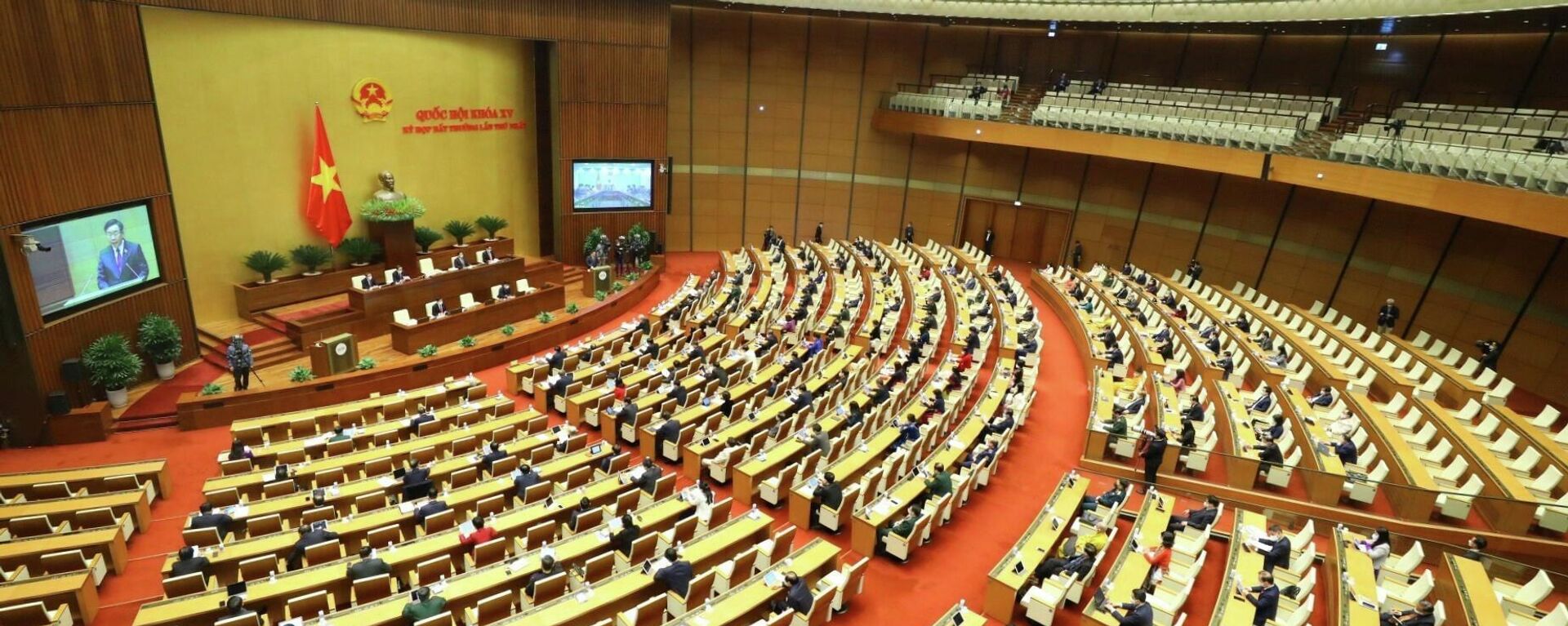Khai mạc trọng thể kỳ họp bất thường lần thứ nhất, Quốc hội khóa XV - Sputnik Việt Nam, 1920, 04.01.2022