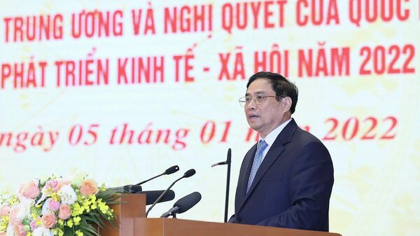 Khai mạc Hội nghị Chính phủ với các địa phương, tổng kết công tác 2021 - Sputnik Việt Nam