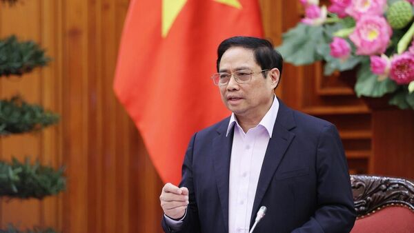 Thủ tướng Phạm Minh Chính chủ trì cuộc họp về công tác phòng, chống tham nhũng trong khối Chính phủ - Sputnik Việt Nam