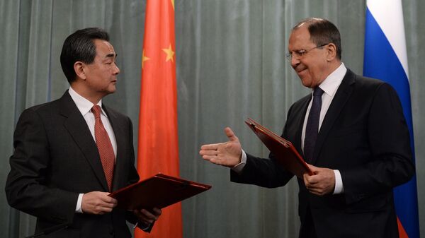 Cuộc gặp của Bộ trưởng Ngoại giao Nga và Trung Quốc Sergei Lavrov với Vương Nghị - Sputnik Việt Nam
